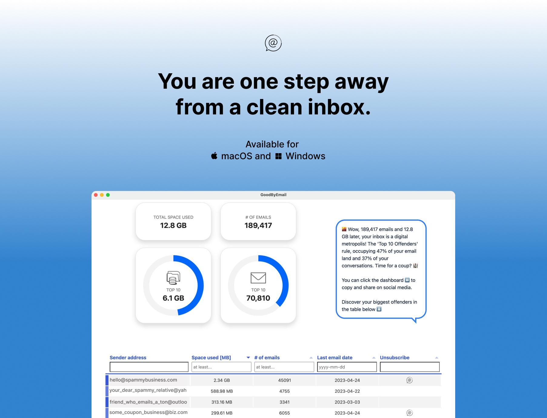 GoodByEmail Download